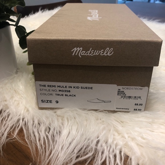 NIB Madewell Remi Suede Mules - Picture 5 of 5